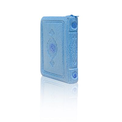Cep Boy Kur'an-ı Kerim (Mavi Renk, Kılıflı, Mühürlü) - 1