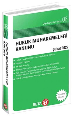 Cep Kanunları Serisi 06 - Hukuk Muhakemeleri Kanunu (Cep Boy) - Beta Basım Yayım