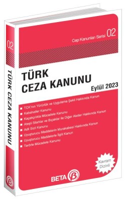 Cep Kanunu Serisi 02 Türk Ceza Kanunu - Beta Basım Yayım