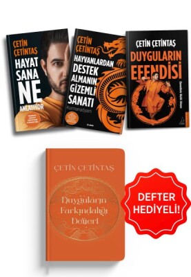 Çetin Çetintaş Kitap Seti Defter Hediyeli (3 Kitap) - Destek Yayınları