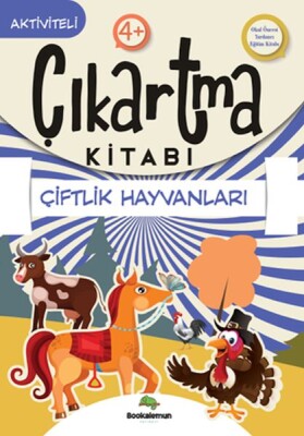 Çiftlik Hayvanları – Çıkartma Kitabı - Bookalemun Yayınevi