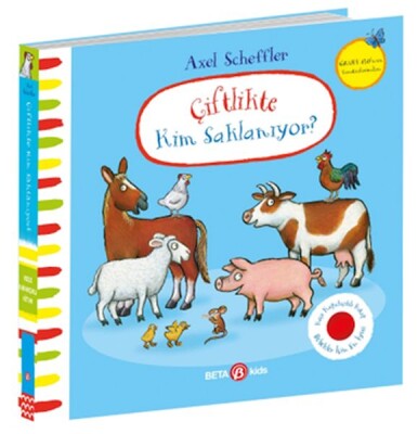 Çiftlikte Kim Saklanıyor-Alex Scheffler (Keçe Kapakçıklı Kitap) - Beta Kids