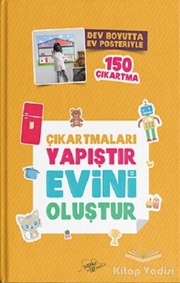 Çıkartmaları Yapıştır Evini Oluştur - Şapka ve Fil Yayınevi