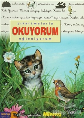 Çıkartmalarla Okuyorum Eğleniyorum - Kedi Yavrusu Minnoş - Kaknüs Yayınları