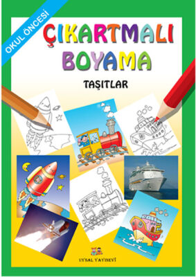 Çıkartmalı Boyama Taşıtlar - Okul Öncesi - 1