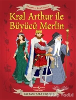 Çıkartmalı Kıyafetleriyle Kral Arthur ve Büyücü Merlin - 1