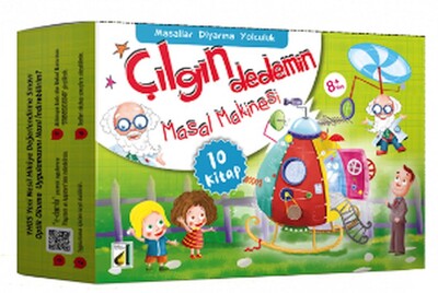 Çılgın Dedemin Masal Makinesi (10 Kitap) - Damla Yayınevi