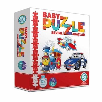 Circle Toys Baby Puzzle Sevimli Araçlar - Circle Toys
