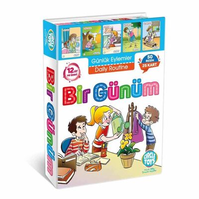 Circle Toys Bir Günüm Eğitici Kartlar - 1