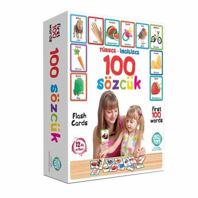 Circle Toys İlk 100 Sözcük İngilizce Türkçe Kartlar - 1