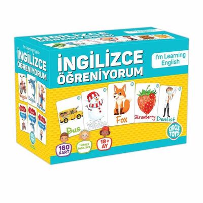 Circle Toys İngilizce Öğreniyorum Eğitici Kartlar - 1