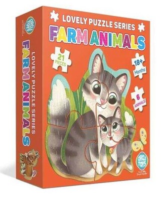 Circle Toys Lovely Puzzle Çiftlik Hayvanları - Circle Toys