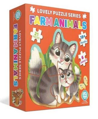 Circle Toys Lovely Puzzle Çiftlik Hayvanları - 1