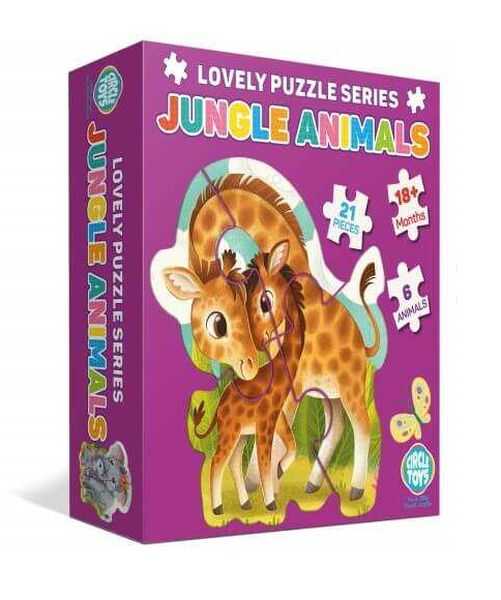 Circle Toys - Circle Toys Lovely Puzzle Orman Hayvanları