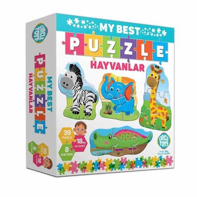 Circle Toys My Best Puzzle Hayvanlar - 1