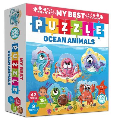 Circle Toys My Best Puzzle Ocean Animals - 1