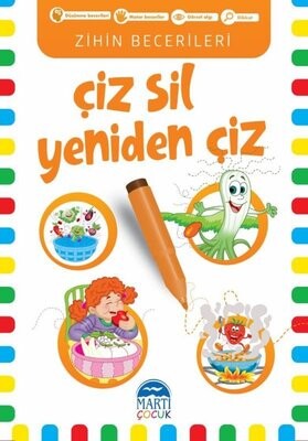 Çiz Sil Yeniden Çiz (Turuncu Kitap) - Martı Yayınları