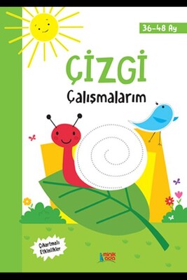 Çizgi Çalışmalarım (36-48 Ay) - Minik Ada Yayınları