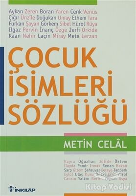 Çocuk İsimleri Sözlüğü - 1