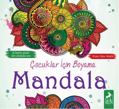 Çocuklar İçin Boyama - Mandala - 1