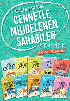 Çocuklar İçin Cennetle Müjdelenen Sahabiler Seti (10 Kitap Takım) - Uğurböceği Yayınları