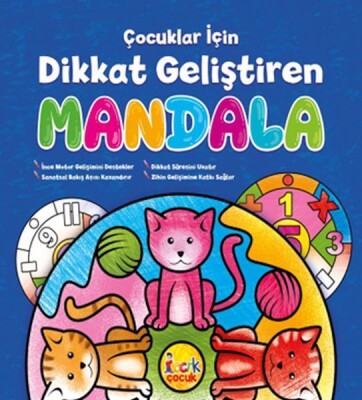 Çocuklar İçin Dikkat Geliştiren Mandala - Bıcırık Yayıncılık