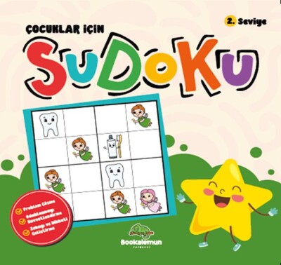 Çocuklar İçin Sudoku 2.Seviye - Bookalemun Yayınevi