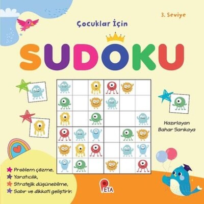 Çocuklar İçin Sudoku 3. Seviye - Peta Kitap