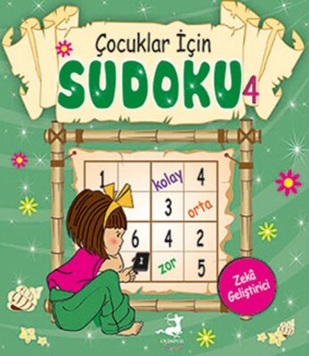 Çocuklar İçin Sudoku - 4 - Olimpos Yayınları