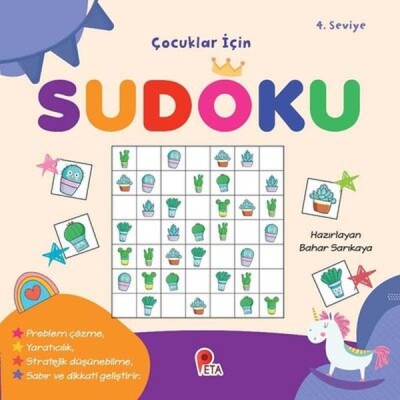 Çocuklar İçin Sudoku 4. Seviye - Peta Kitap
