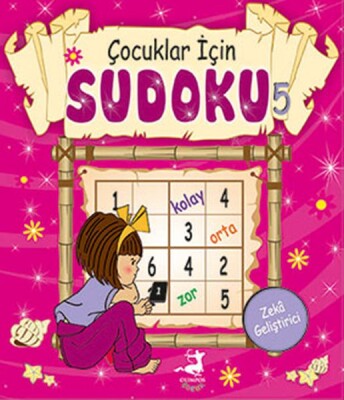 Çocuklar İçin Sudoku - 5 - Olimpos Yayınları
