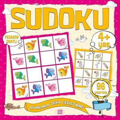 Dokuz Yayınları - Çocuklar İçin Sudoku Çıkartmalı (4+ Yaş)