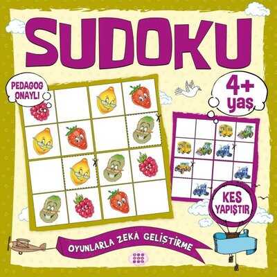 Dokuz Yayınları - Çocuklar İçin Sudoku Kes Yapıştır (4+ Yaş)