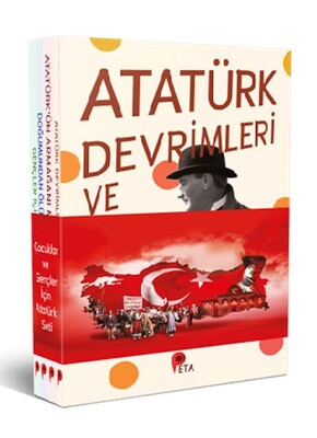 Çocuklar ve Gençler için Atatürk Seti - Peta Kitap