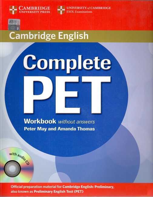 Cambridge University Press - Complete Pet Workbook Without Answers With Audio Cd