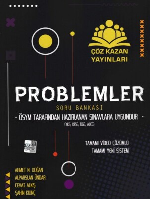 Çöz Kazan Problemler Soru Bankası YKS,KPSS,DGS,ALES (Yeni) - Çöz Kazan Yayınları