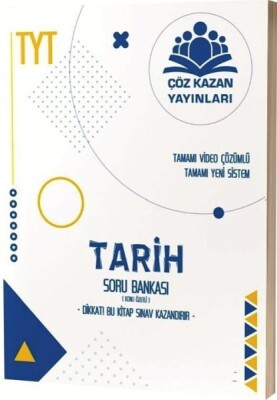 Çöz Kazan TYT Tarih Yeni Nesil Soru Bankası (Yeni) - Çöz Kazan Yayınları