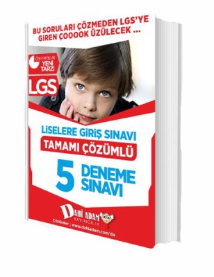 Dahi Adam LGS 5 Deneme Sınavı Tamamı Çözümlü - Dahi Adam