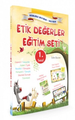 Damla 1.Sınıf Etik Değerler Eğitim Seti - Damla Yayınevi