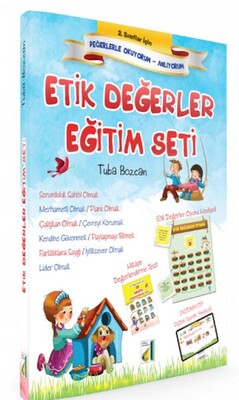 Damla 2. Sınıf Etik Değerler Eğitim Seti - Damla Yayınevi