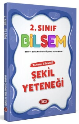 Data 2. Sınıf Bilsem Tamamı Çözümlü Şekil Yeteneği - Data Yayınları