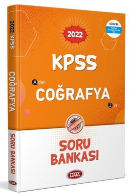 Data 2022 KPSS Coğrafya Soru Bankası - Data Yayınları