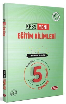 Data 2022 KPSS Eğitim Bilimleri Tamamı Çözümlü 5 Deneme Sınavı - Data Yayınları