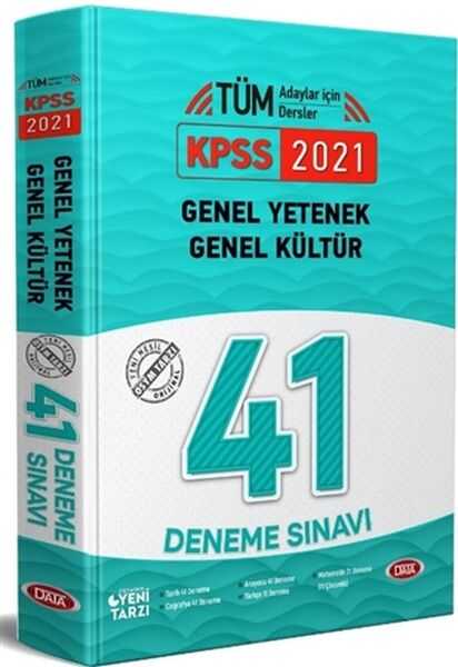 Data Yayınları - Data 2022 KPSS Genel Yetenek - Genel Kültür 41 Deneme Sınavı