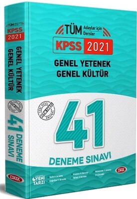 Data 2022 KPSS Genel Yetenek - Genel Kültür 41 Deneme Sınavı - Data Yayınları