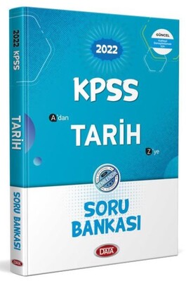 Data 2022 KPSS Tarih Soru Bankası - Data Yayınları