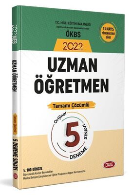 Data 2022 Uzman Öğretmen Tamamı Çözümlü 5 Deneme Sınavı - 1