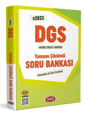 Data 2023 Dgs Tamamı Çözümlü Soru Bankası - Data Yayınları