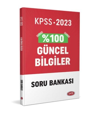 Data 2023 Kpss Güncel Bilgiler Soru Bankası - Data Yayınları