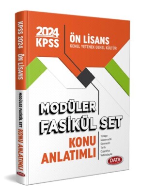 Data 2024 Kpss Ön Lisans Konu Anlatımlı Modüler Fasikül Set - Data Yayınları